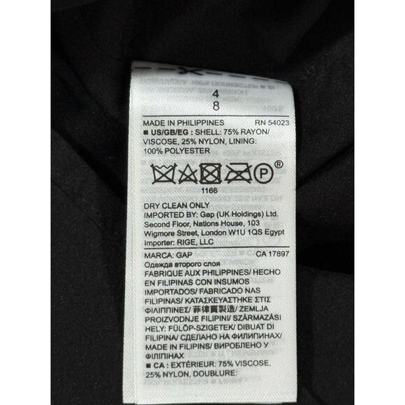 Banana Republic Olivia Palermo Velvet Tie Neck Midi Dress Size 4 (093) - Picture 6 of 10